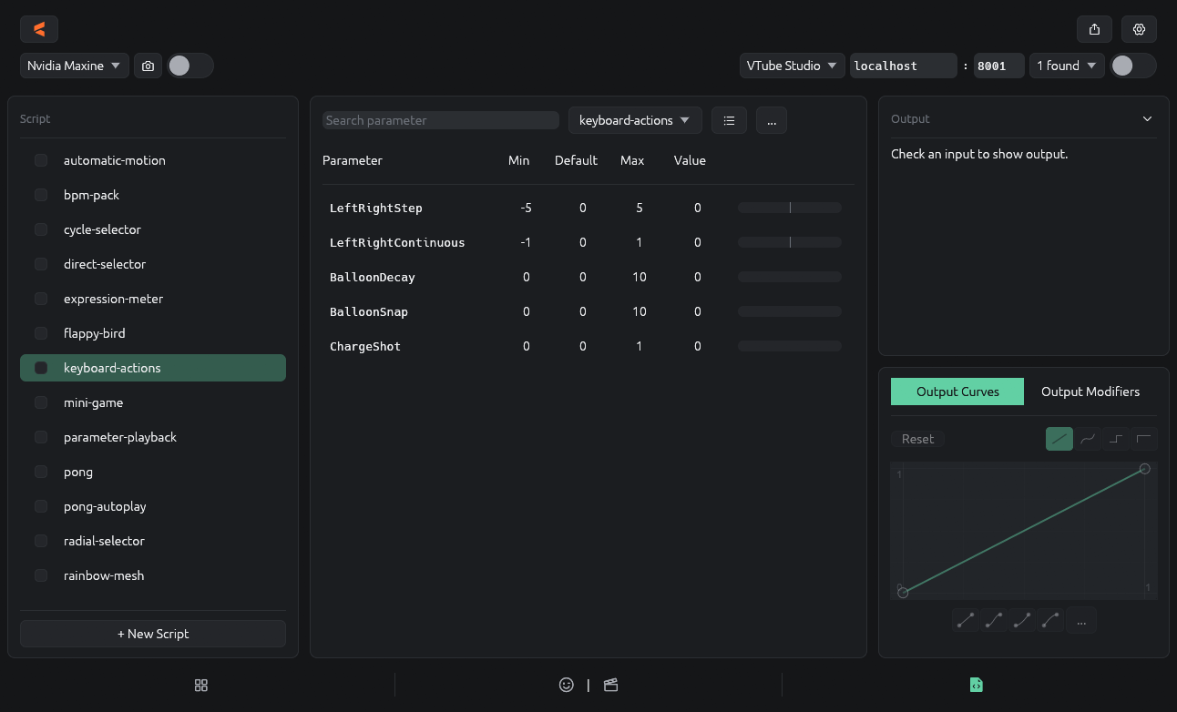 VParamix Script workspace